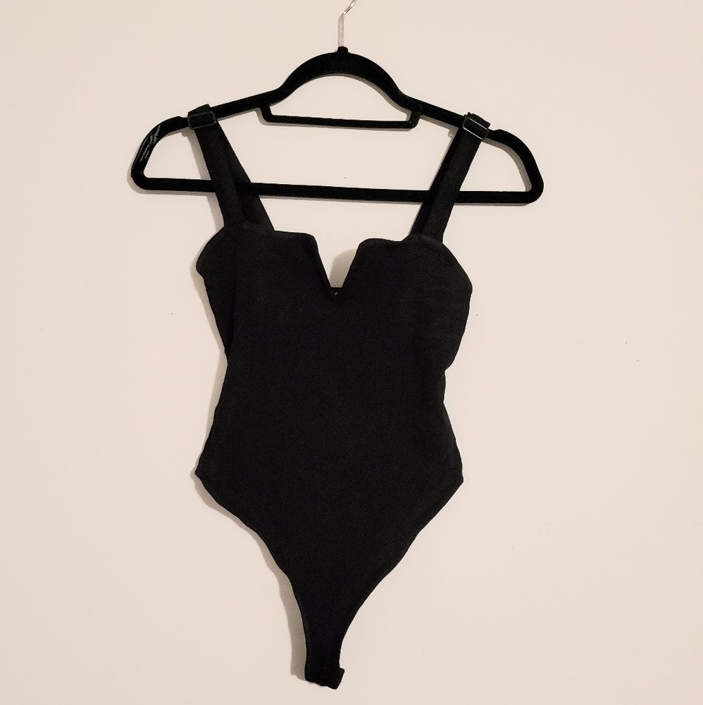 Free People V-Neck Bodysuit